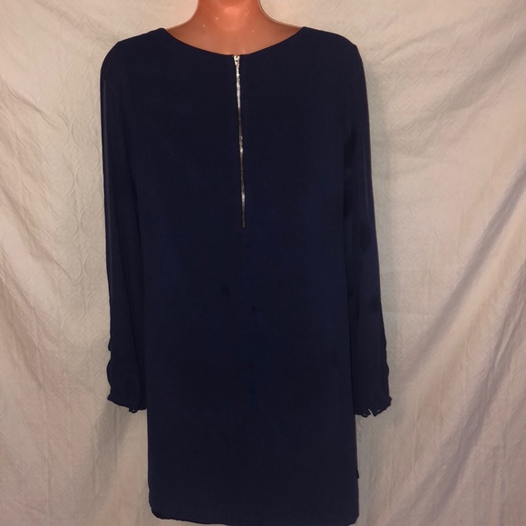 Naked Zebra Dresses Price Drop Naked Zebra Purple Chiffon Medium Poshmark